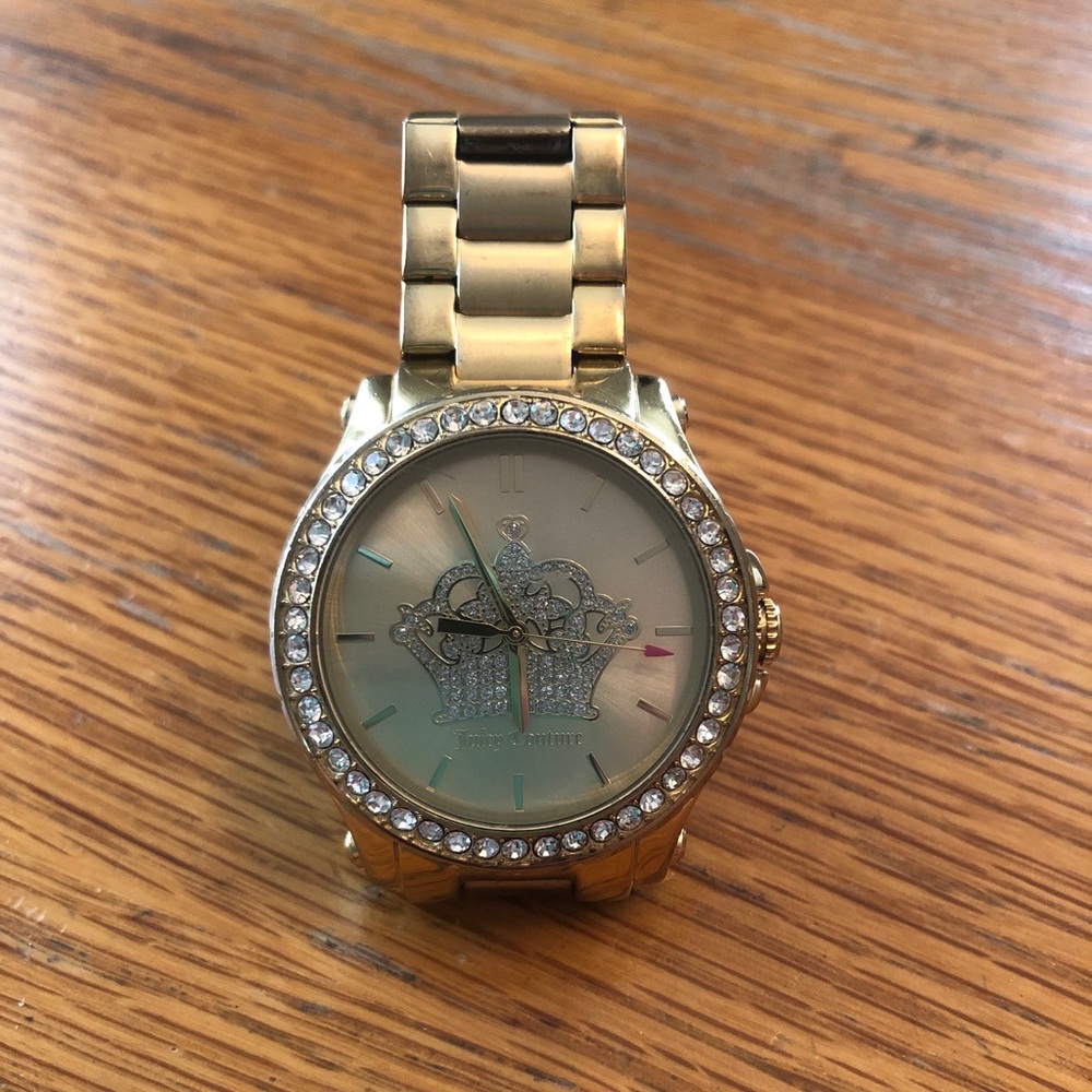 Juicy Couture Stainless Steel Gold Plated Watch